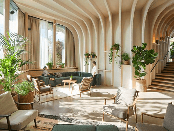 Maggie’s, Yorkshire was built in 2019 and was designed by Heatherwick Studio