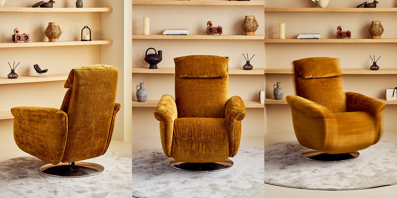 Owain Recliner - Swivel Power Recliner