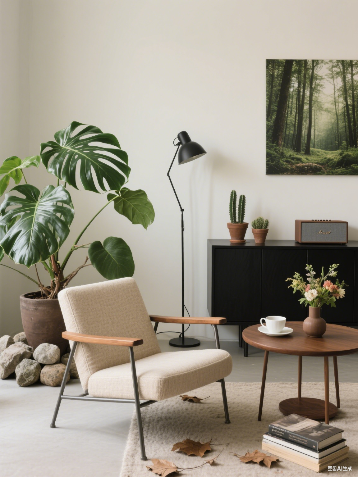 Biophilic furniture generated by AI