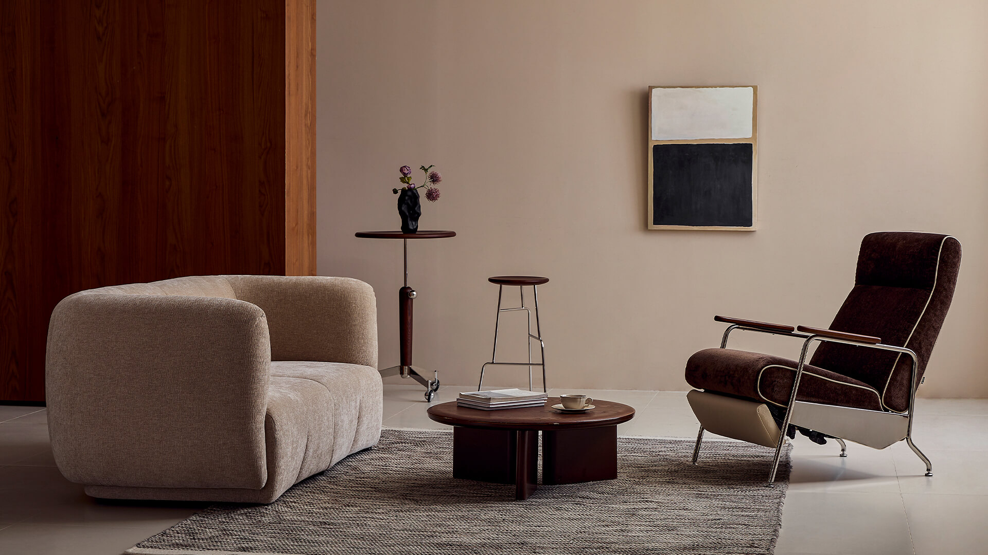 About Us Plum Sofa Greene Recliner