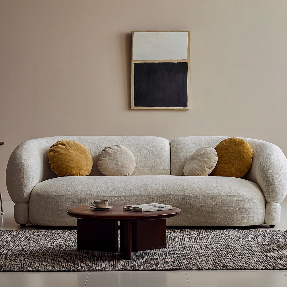Croissant sofa Field-104 2.4m (1)