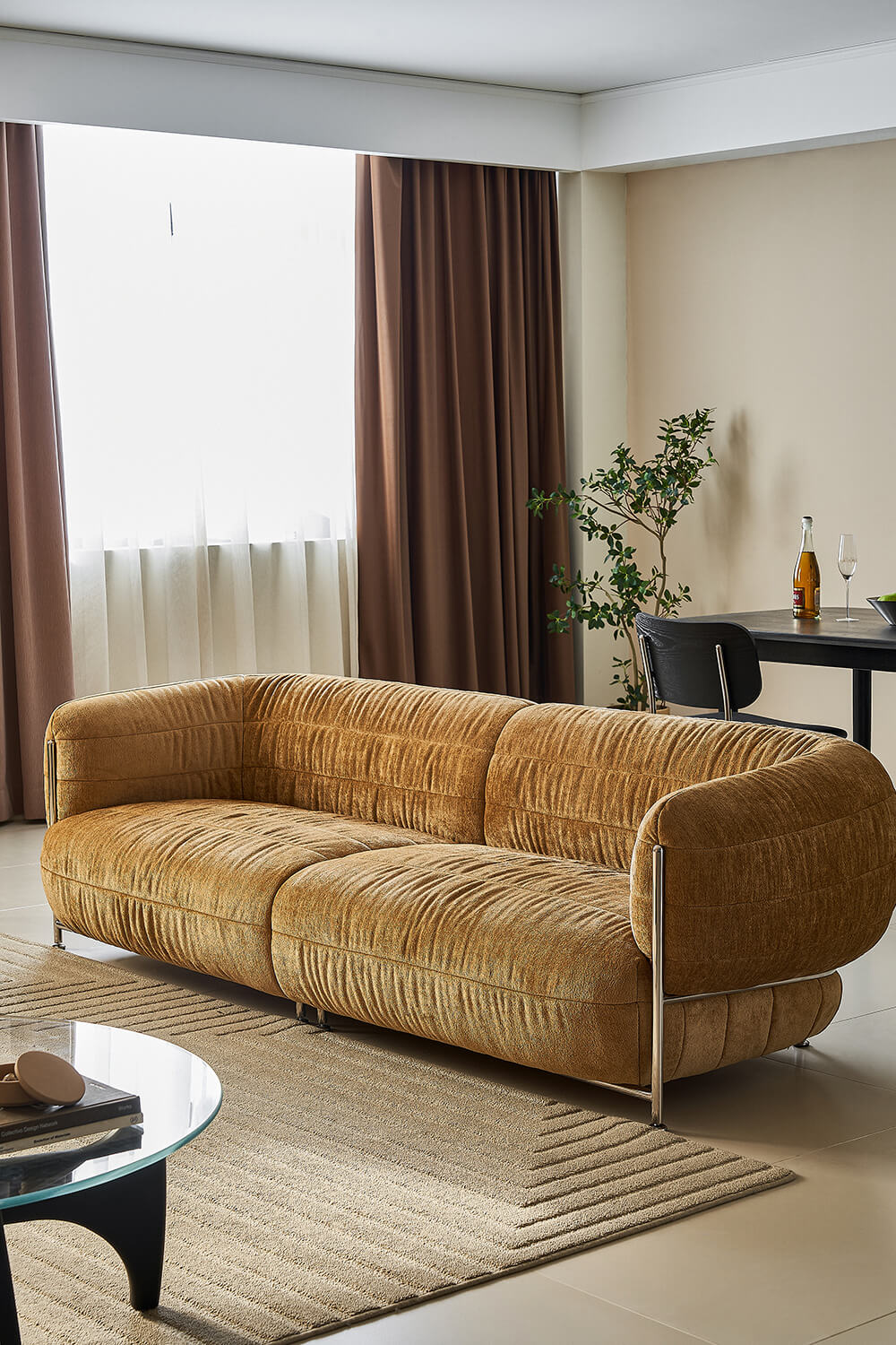 Honey sofa 3-Seater 2.45m Judy-274 (2)