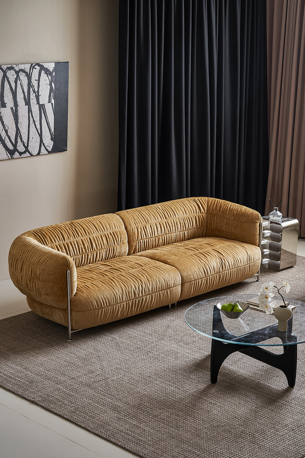 Honey sofa 3-Seater 2.45m Judy-274 (27)
